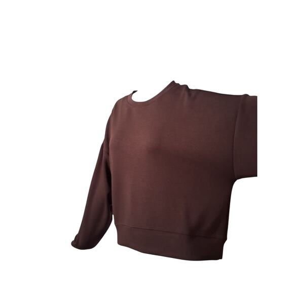 Scoop Womens size M Ultimate Scubaknit Cropped Grungecore Sweatshirt Drop Sleeve - Picture 5 of 11